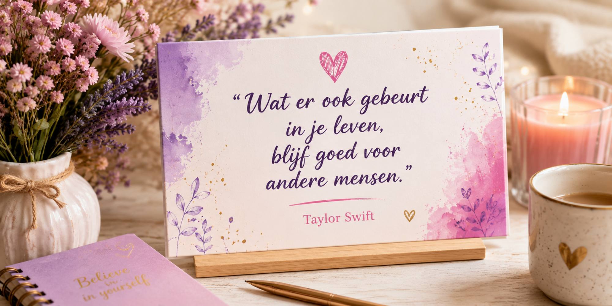 wat er ook gebeurt blijf goed voor andere mensen Taylor Swift