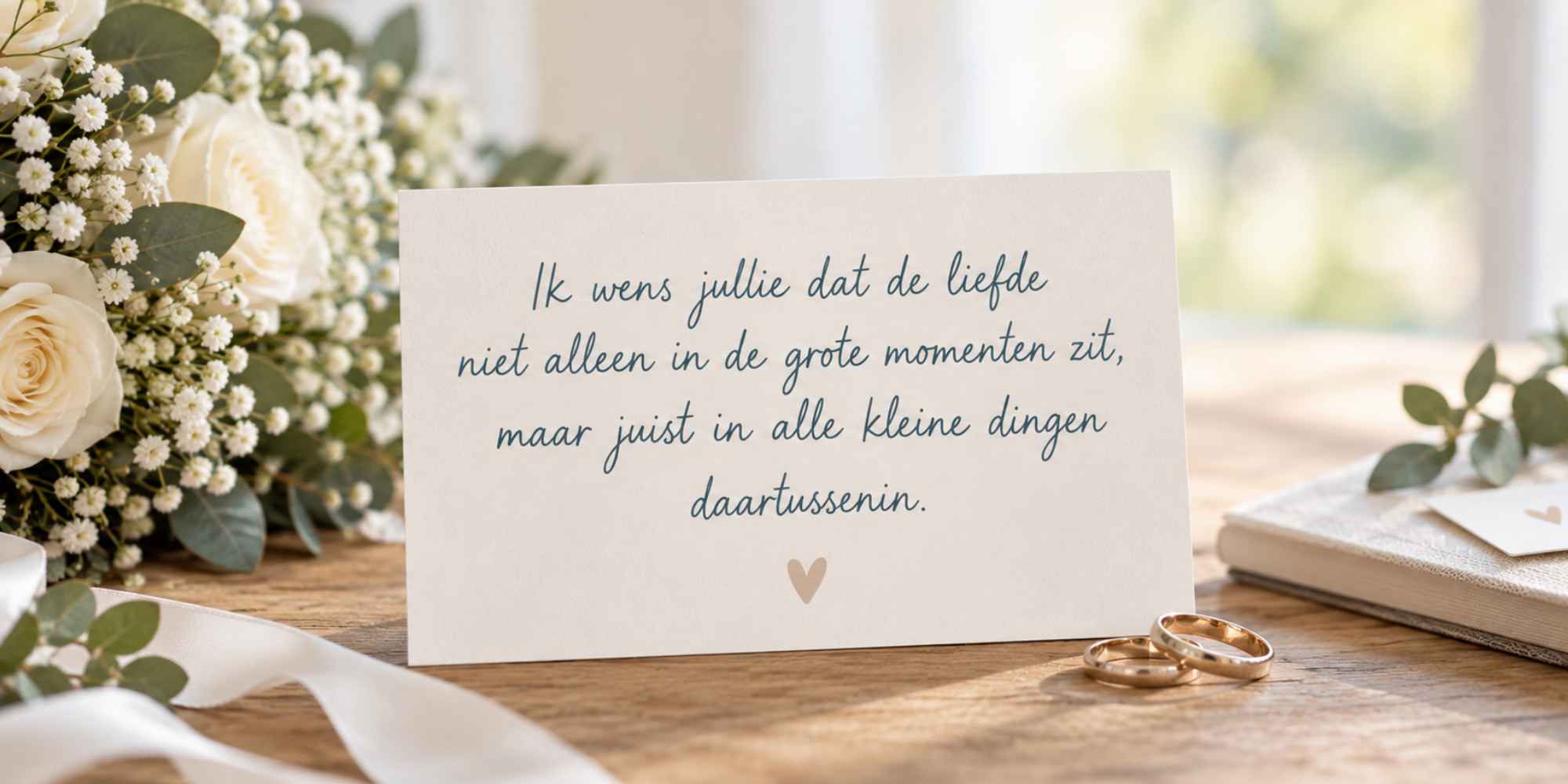 mooie wensen voor een huwelijk en bijzondere momenten