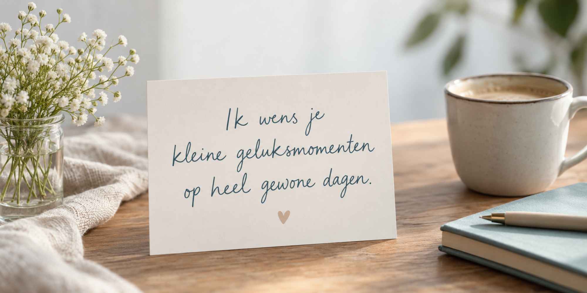 ik wens je kleine geluksmomenten op heel gewone dagen