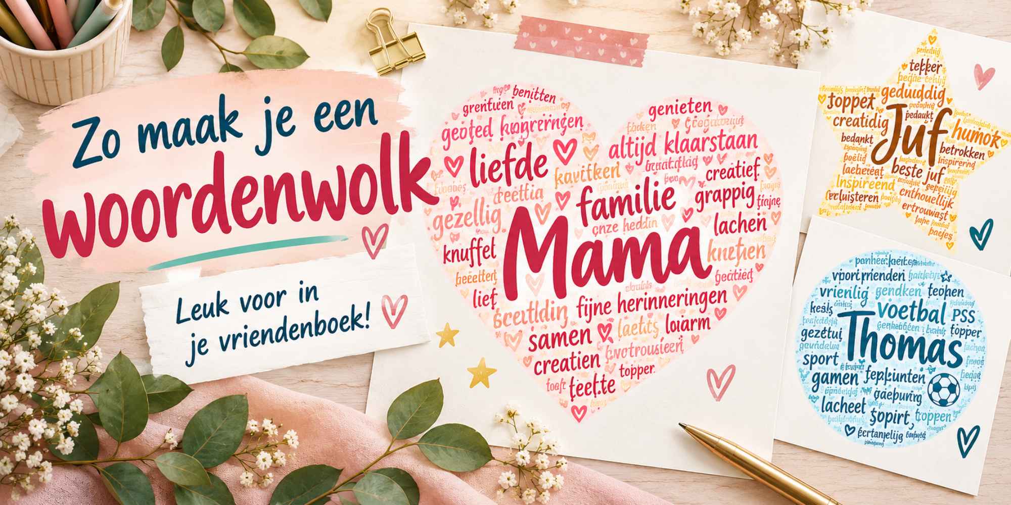 Maak simpel je eigen woordenwolk