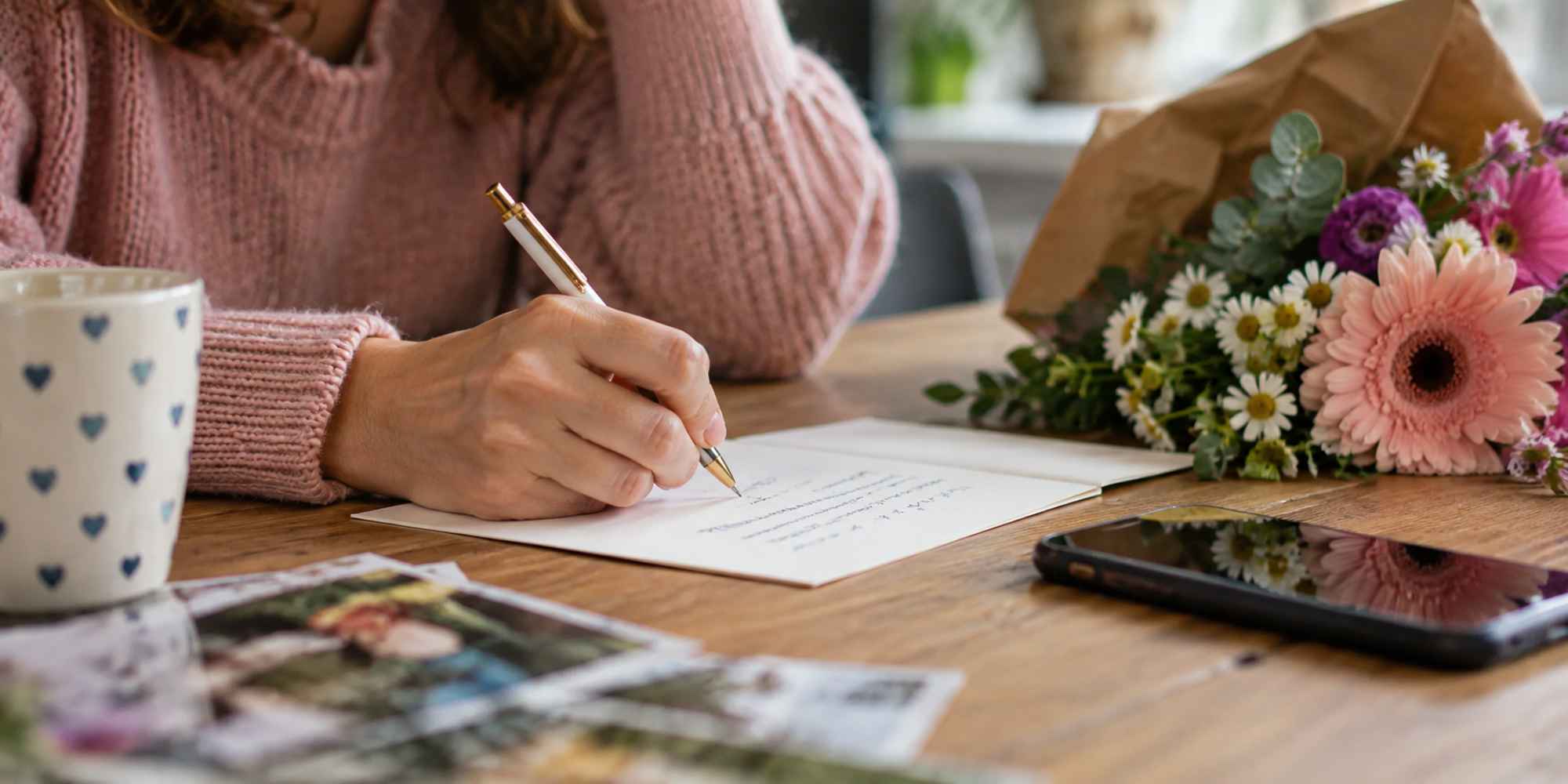 Persoonlijk bericht sturen aan iemand die ziek is