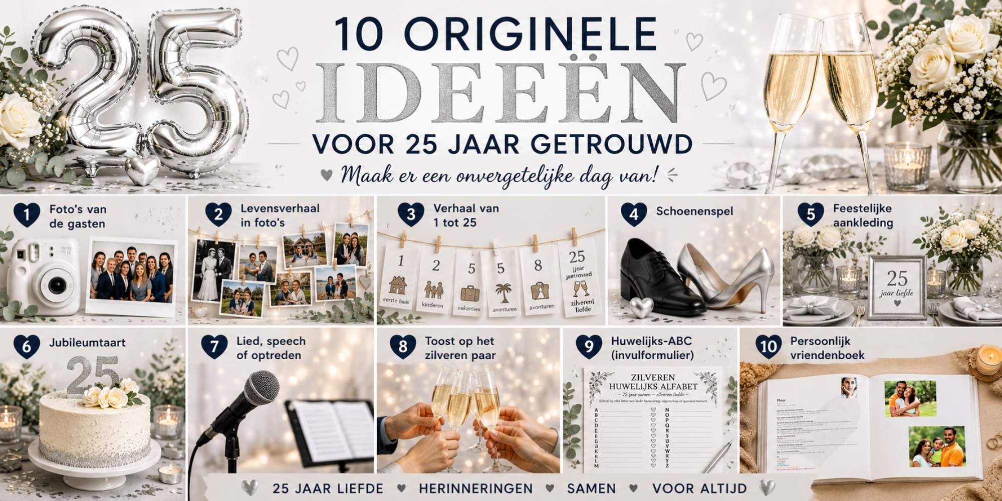 Tips 25 jaar getrouwd