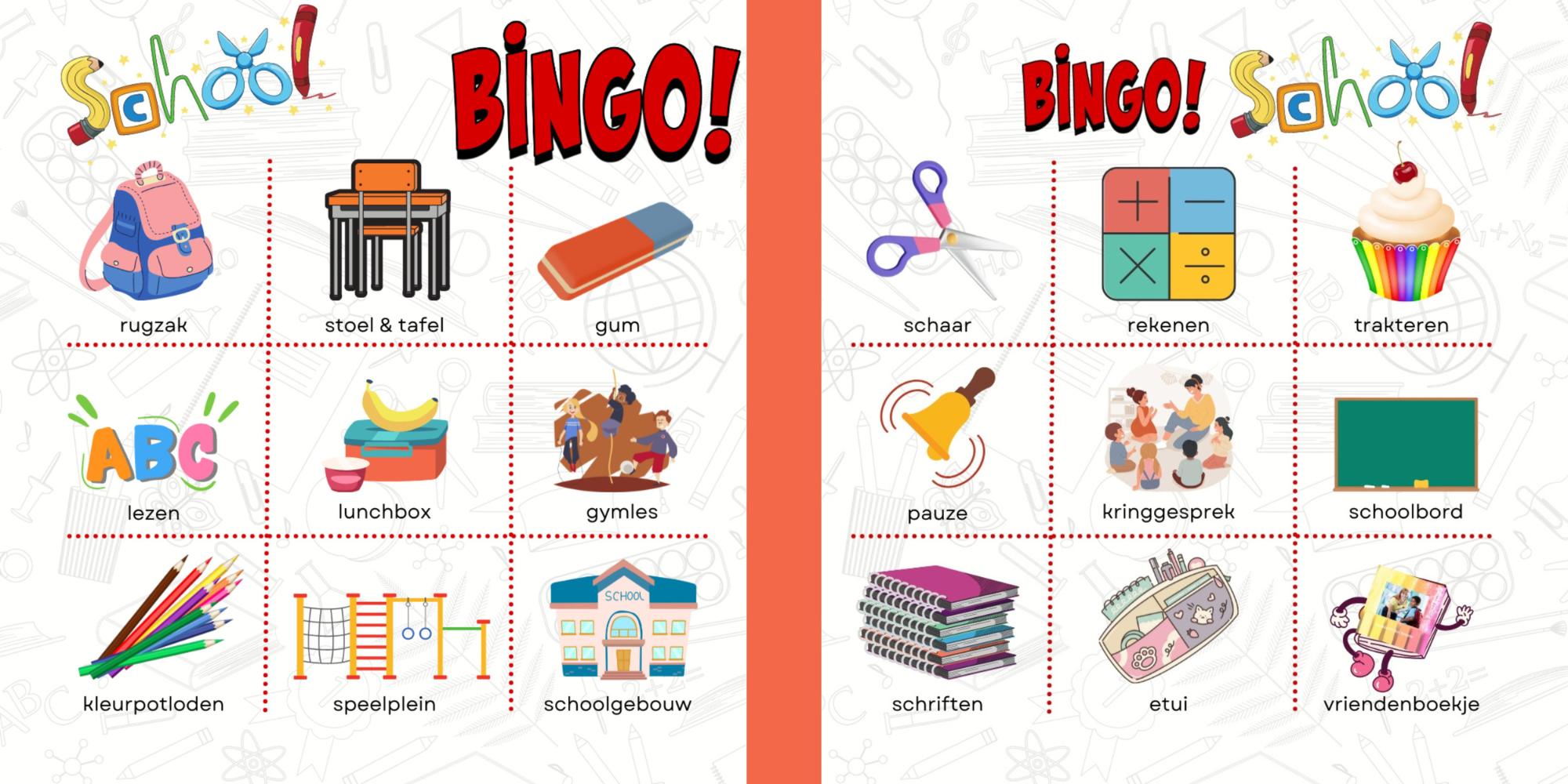 School Bingo