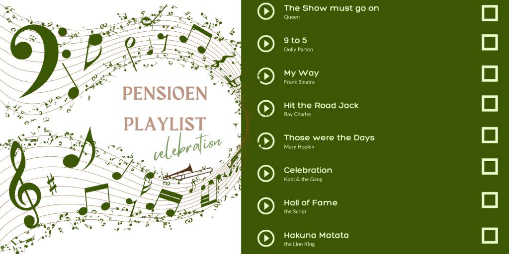 Pensioen? Maak een Persoonlijke Playlist