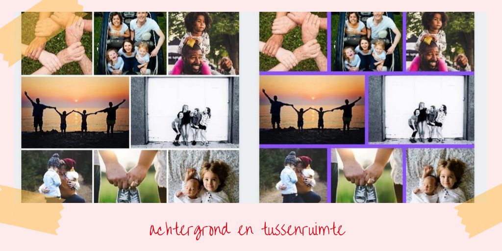 canva 9 achtergrond een tussenruimte