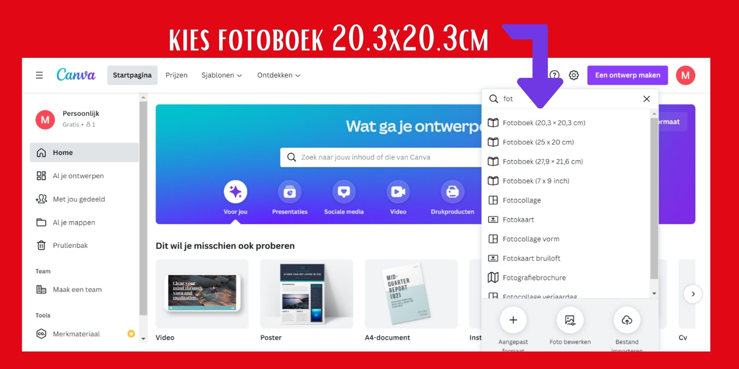 2 kies voor fotoboek