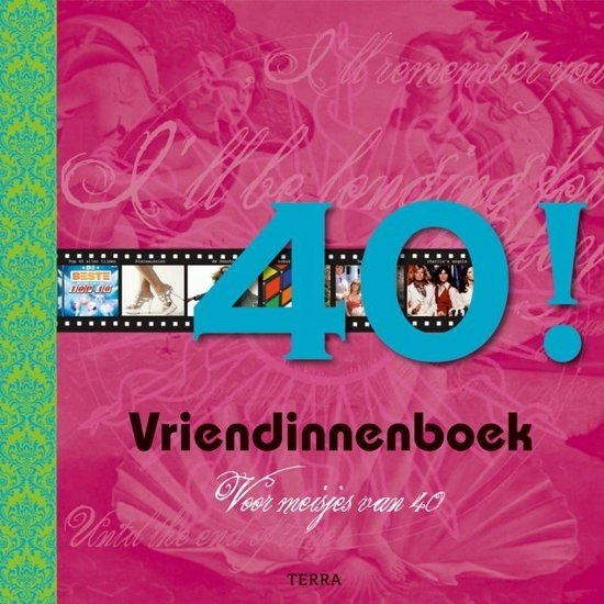 vriendenboek vriendenboekje vriendinnenboekje voor meisjes van 40