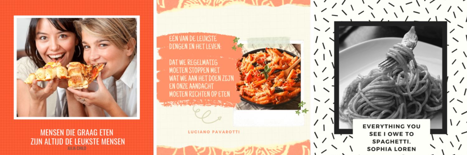 01 quotes over lekker eten