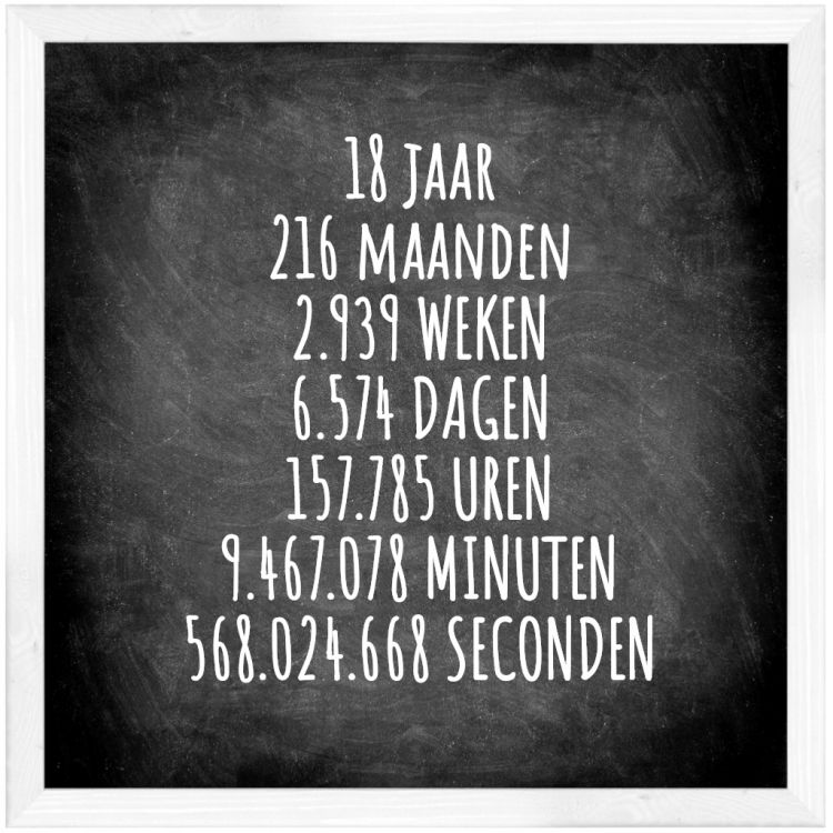 18 jaar
