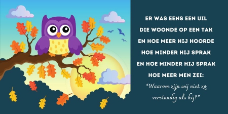 poziealbum er was eens een uil