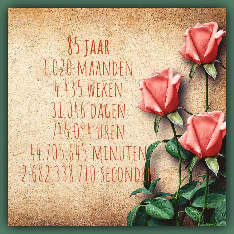 85 jaar
