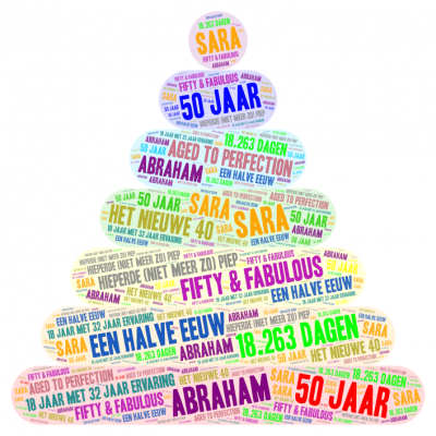 50 jaar - Abraham - Sara