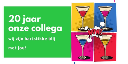 jubileum collega wij zijn zo blij met jou