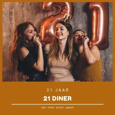 5. 21 diner: tips - tricks - proost - speech